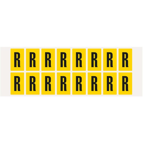 Aufkleber buchstabe - aufkleber, r