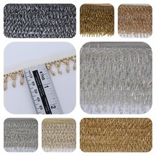 1 Yard Perlen Kristall Fransen