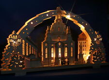 3D Schwibbogen excl. 72cm Frauenkirche Dresden Erzgebirge Lichterbogen B-WARE