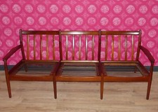 60er TEAK 3Sitzer Sofa Couch glostrup danish design Svend Åge Erikson ohne Polst