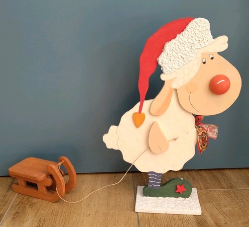 Weihnachtsdekoration schaf mit - schaf,