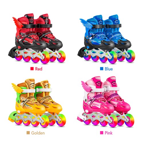 Adjustable inline skates with - adjustable,