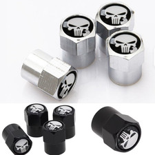 4 Punisher Skull Totenkopf Alu