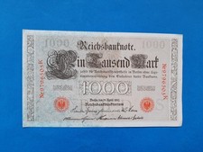 1 x 1000 Mark Reichsbanknote /