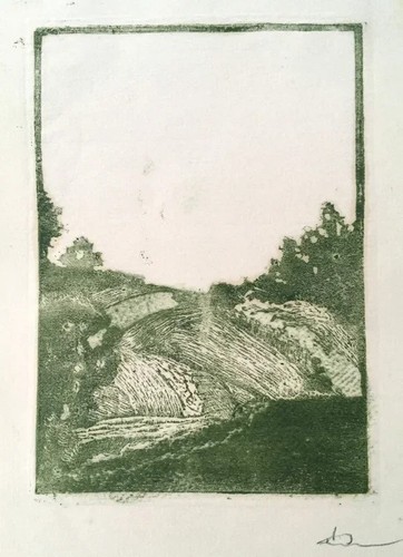 Farbholzschnitt