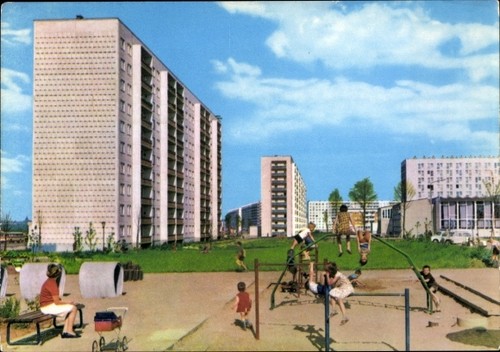 Halle neustadt spielplatz - ak, neustadt,