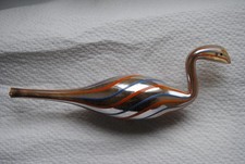 alter fadenglas schwan aus glas,mundgeblasen