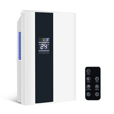2L Entfeuchter mit Fernbedienung, UV-Reinigung & 24h Timer für Wohnung Haus