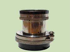 #S0034- Leitz, Leica , Summar,  1:2/5cm, Nickel/ Black Rim-#193105
