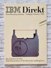 1985 IBM Direkt Bestellkatalog Zubehör Schreibmaschine Kopierer Diskette Werbung