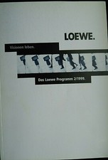 LOEWE PROGRAMM 1999,TECH.DATEN,PROFIL,CONTUR,XELOS,ACONDA,ARCADA,CALIDA,PLANUS