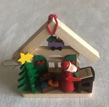 Graupner Erzgebirge Holzminiatur Weihnachtsdeko Weihnachtsmann