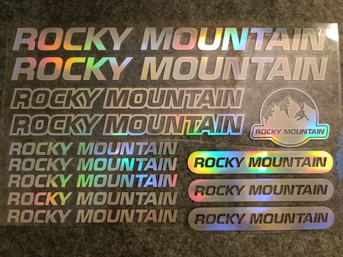 Rocky mountain aufkleberset - rocky,