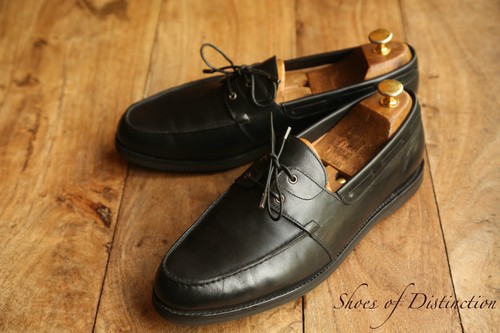John lobb schwarz leder - lobb,