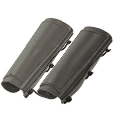 elTORO King Armschutz braun, schwarz, echtes Leder, Unterarm, Schutz Bogensport