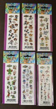 6 x Digimon Sticker Streifen