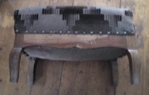Alte holz fußbank mit - holz,