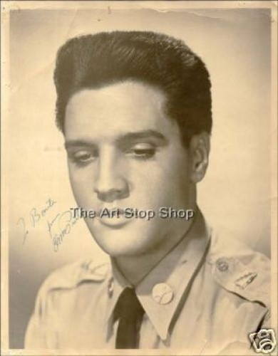 Elvis presley signed foto - elvis,