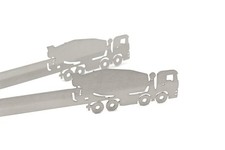 Grillzange Motiv Betonmischer