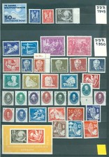 DDR komplettes Jahr 1949 - 1950 postfrisch