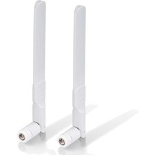 Dual Band WiFi Antenne 8 dBi Weiß 2er Pack RP-SMA WLAN Router Kamera
