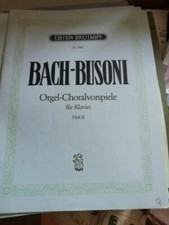 BREITKOPF 2460 BACH BUSONI
