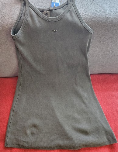 Adidas ribbed mini dress kleid - mini,
