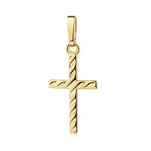 Kreuz anhänger 9x15mm auf - kreuz, anhänger,