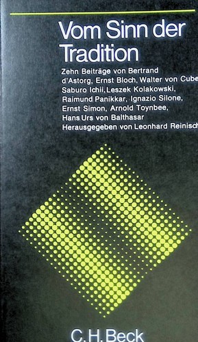 Vom sinn der tradition - vom,