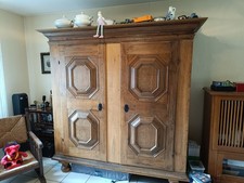 Alter Bauernschrank Massivholz
