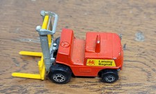 b022 - Matchbox Superfast - Lesney 1972 - Nr 15 FORK LIFT TRUCK, rot, gelbe Gabe