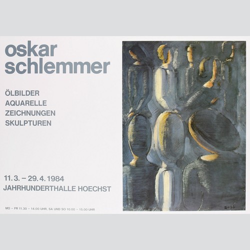 Oskar schlemmer ölbilder - -,
