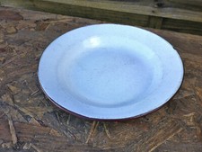 Blechteller alt emailliert