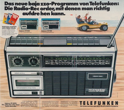 Telefunken bajazzo 4000 - telefunken, cr
