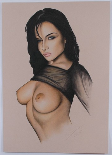 Original drawing zeichnung - original, ,zeichnung
