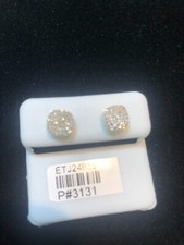 10kt Gold Diamant Ohrstecker