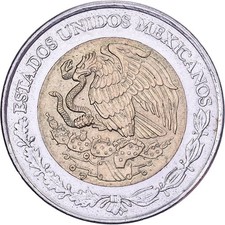 Mexiko, 5 Nuevo Pesos, 1993