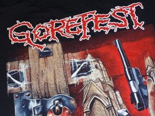 Gorefest rar unworn shirt - gorefest,