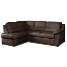 Ledersofa - cocoa -