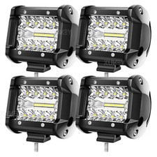 4 x 120W LED Arbeitsscheinwerfer 12V Offroad Scheinwerfer Traktor Bagger SUV KFZ