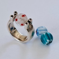 Tipit M - 3pc  Murano glass