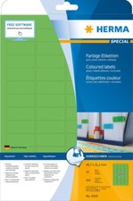 Etiketten A4 grün 45,7x21,2