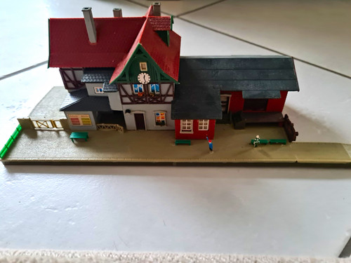 Modellbahn bahnhofsgebäude - ,