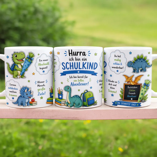 Einschulungs tasse hurra - einschulungs-tasse, „hurra