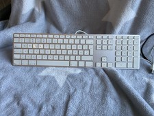 A1243 Apple USB Tastatur Keyboard weiß guter Zustand QWERTZ