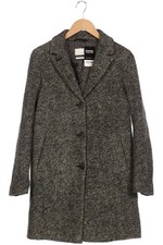 Cinque Mantel Damen Jacke Parka Gr. EU 36 Schurwolle Baumwolle Grau #f8dxirh