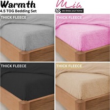 Teddy Fleece Spannbetttuch 4,5