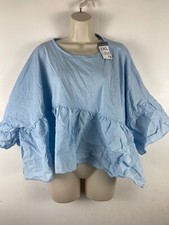 Primark Poncho Style Hellblau