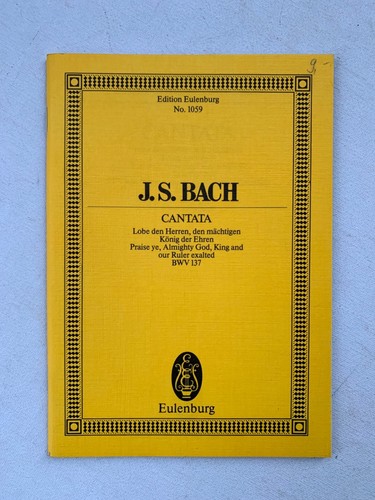 Noten bach cantata bwv - j.s., bach.