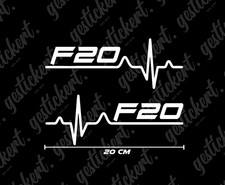 2x 20 cm F20 Herzschlag Aufkleber für BMW 1er Tuning Sticker Decal Heartbeat